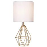 COTULIN gold lamp front view showing compact silhouette and ambient glow