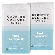 Counter Culture front packaging showing two 12oz bags and clear branding for freshness