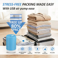 Cozy Essential bomba USB recargable en mano demostrando portabilidad y rapidez