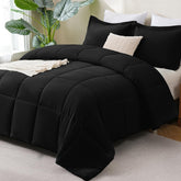 CozyLux front view of queen comforter showing tailored look and immediate comfort