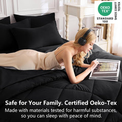 CozyLux sábana ajustable con bolsillo profundo asegurando buen ajuste