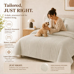 CozyLux set completo en cama vista aérea ideal para vestir dormitorio rápido