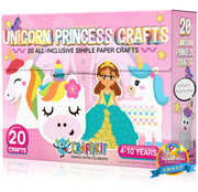 Craftikit front of box showing princess and unicorn design and gift-ready presentation