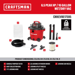 CRAFTSMAN Dual-Flex hose close-up resisting kinks for uninterrupted reach benefit