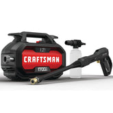 CRAFTSMAN front view showing compact design and quick-access controls for easy storage