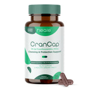CranCap envase frontal visible mostrando 30 cápsulas y beneficio de dosificación diaria