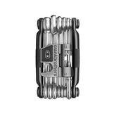 Crankbrothers front view of M 19 tool showing compact layout and quick access