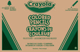 Crayola front packaging showing 240 colored pencils and box, easy classroom stocking