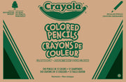Crayola front packaging showing 240 colored pencils and box, easy classroom stocking