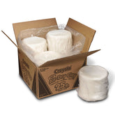 Crayola white air dry clay front packaging showing bag and weight, ideal for classroom supply