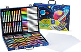 Crayola estuche frontal con diseño espacial y almacenamiento práctico