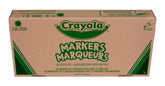 Crayola empaque frontal con 256 marcadores, ideal para aulas