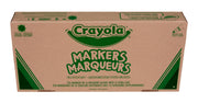 Crayola empaque frontal con 256 marcadores, ideal para aulas