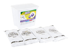 Crayola bucket front view showing Model Magic white packs and organization benefits
