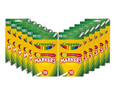 Crayola pack frontal con 12 cajas, colores variados para aulas