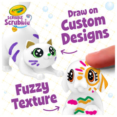 Crayola pet figure close-up showing texture and design, highlights washable surface