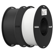 Creality pack frontal mostrando carretes negro y blanco y beneficio de elección rápida