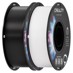 Creality bobinas frontal mostrando negro y blanco y compatibilidad mejorada