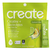 Create product front pouch showing lemon lime sticks and brand clarity