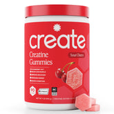 Create front packaging showing product name and sour cherry appeal