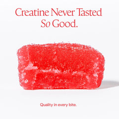 Create gummy close-up texture highlighting anti-melt chewability benefit