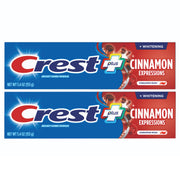 Crest empaque frontal mostrando diseño y beneficio de blanqueamiento