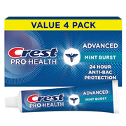 Crest tubo frontal mostrando etiqueta y beneficio de protección