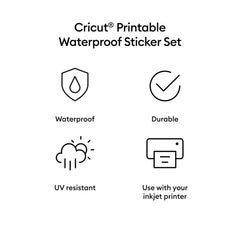 Cricut lámina de Vinyl Laminate en primer plano, protección transparente para colores
