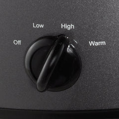 Crock-Pot junto a utensilios para comparar tamaño y porciones familiares
