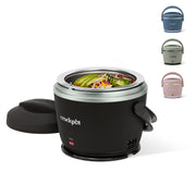 Crock-Pot front view in Black Licorice showing compact design and portability