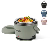 Crock-Pot front view in Moonshine Green showing portable design and style