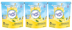 Crystal Light frente del empaque mostrando el producto y conveniencia