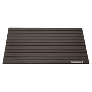 Cuisinart defrosting tray front view showing flat thaw surface and easy handling benefit