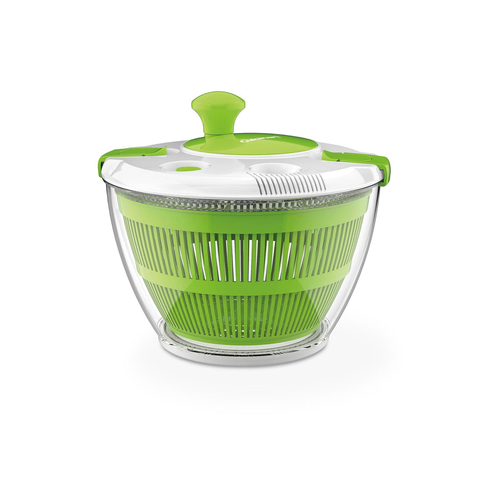 Cuisinart vista frontal del spinner mostrando su capacidad y cierre seguro
