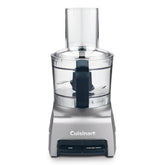 Cuisinart procesador FP‑5 frente plateado muestra diseño compacto y ahorro de espacio