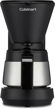 Cuisinart vista frontal en acero inoxidable mostrando diseño compacto y botón de encendido