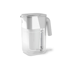 Culligan jarra 10 tazas frontal mostrando diseño compacto y tapa segura