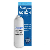 Culligan RC-EZ-4 vista frontal del cartucho con diseño compacto y fácil cambio
