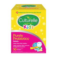 culturelle front packaging showing 50 single packets and benefits