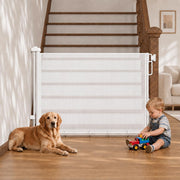Cumbor front view of retractable gate showing full installation benefit