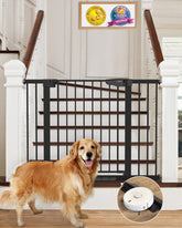 Cumbor front view of assembled gate showing secure barrier and clean design