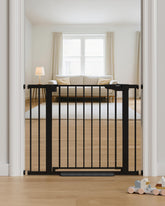 Cumbor front view showing full gate and frame for dependable room separation