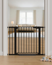 Cumbor front view showing full gate and frame for dependable room separation