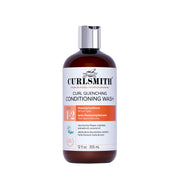 CURLSMITH envase frontal del Conditioning Wash que muestra uso fácil