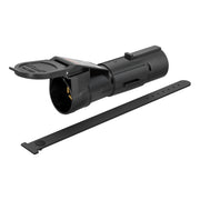 CURT Echo front connector showing secure 7-way plug for quick setup