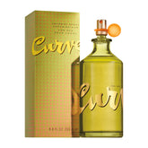 Curve frasco frente mostrando diseño y ventaja de presentación clara