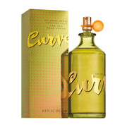 Curve frasco frente mostrando diseño y ventaja de presentación clara