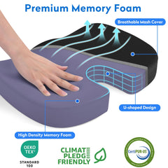 CushZone primer plano de la malla transpirable para ventilación prolongada