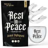 CUSTMBITE Rest in Peace pack frontal transparente, protección cómoda