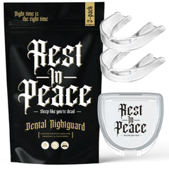 CUSTMBITE Rest in Peace pack frontal transparente, protección cómoda